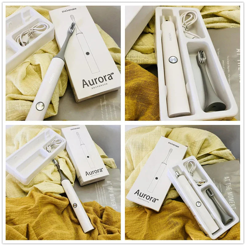 ENCHEN Aurora T+ Brosse à Dents Électrique Sonique Étanche et Rechargeable
