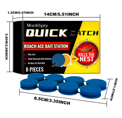 Cafax - Station d'Appât Anti-Cafards MoonSpry