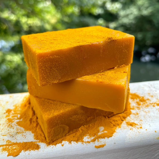 Savon Artisanal au Curcuma et Citron- Pack de 3