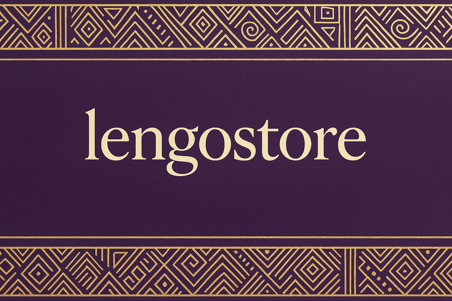 Bannière lengostore avec votre thème violet
